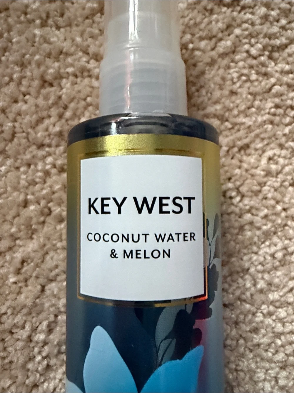 Rare Limited Edition Blue Key West Coconut Water & Melon Fragrance Mist BBW